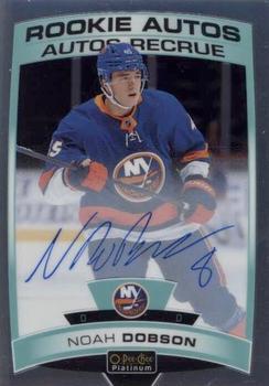 Noah Dobson #R-ND 2019-20 O-Pee-Chee Platinum Hockey Rookie Autos