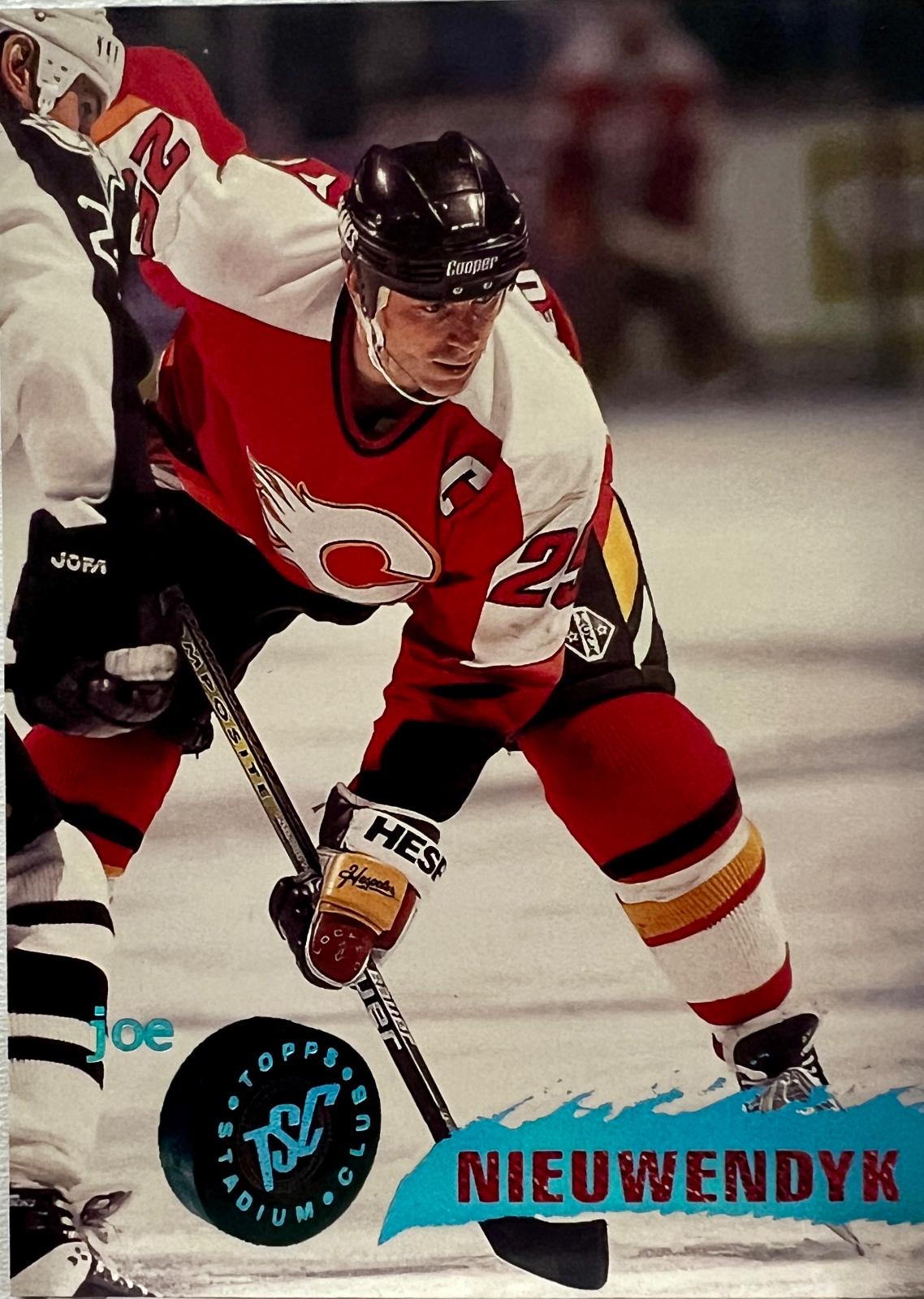 Joe Nieuwendyk #18 Hockey Cards 1995 Stadium Club