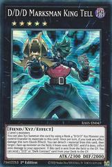 D/D/D Marksman King Tell [Super Rare] RA05-EN047