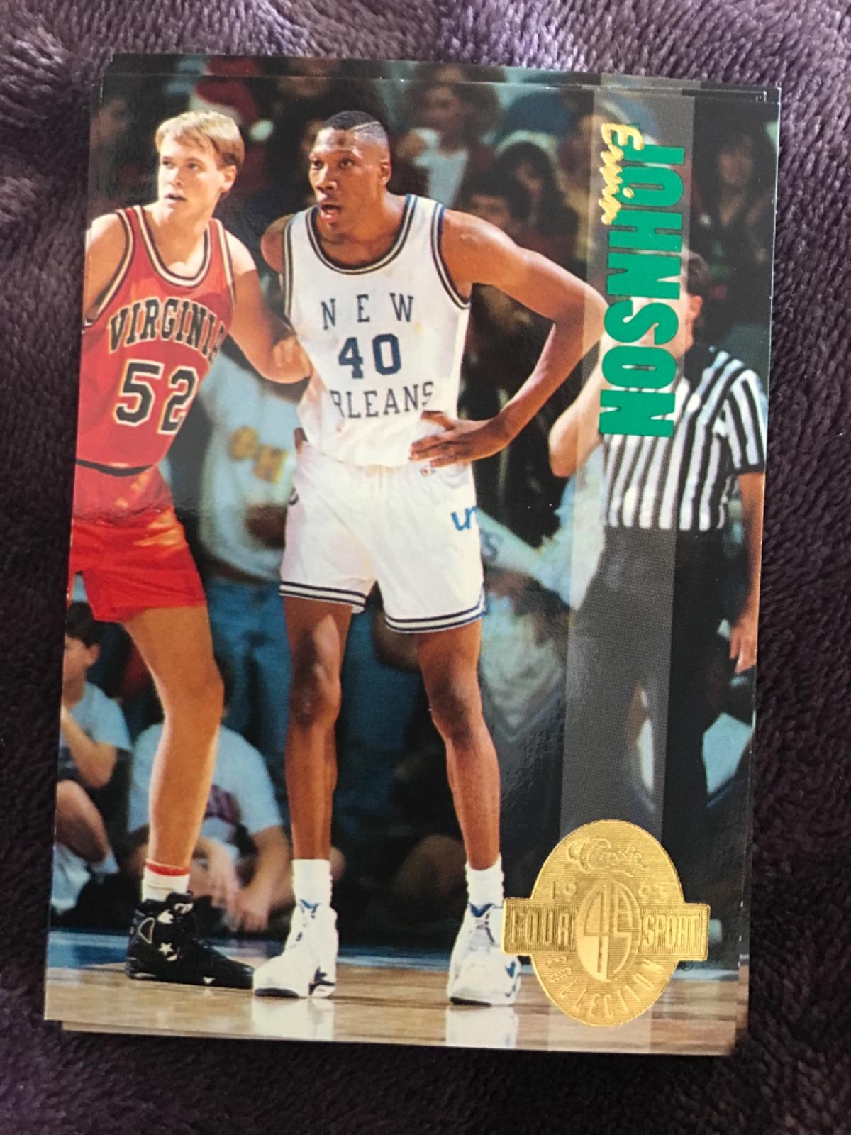 Ervin Johnson #40 1993 Classic Four Sport Basketball
