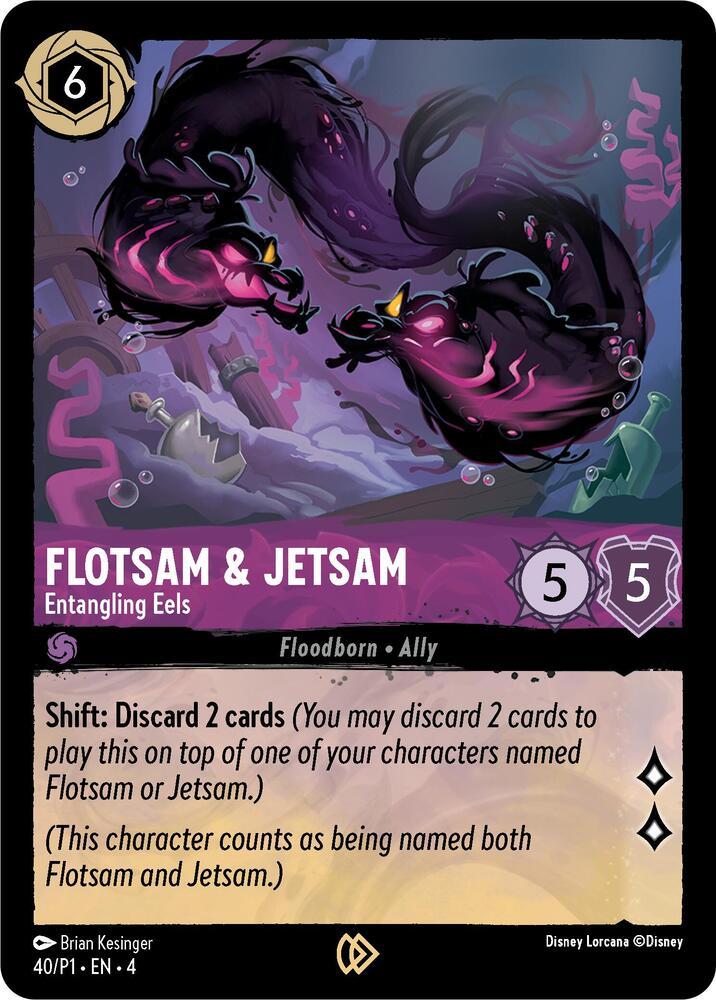 Flotsam & Jetsam - Entangling Eels #40 Lorcana Promo