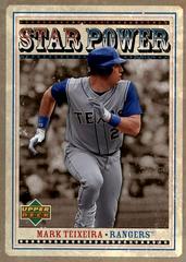 Mark Teixeira #SP-MT Baseball Cards 2007 Upper Deck Star Power Prices