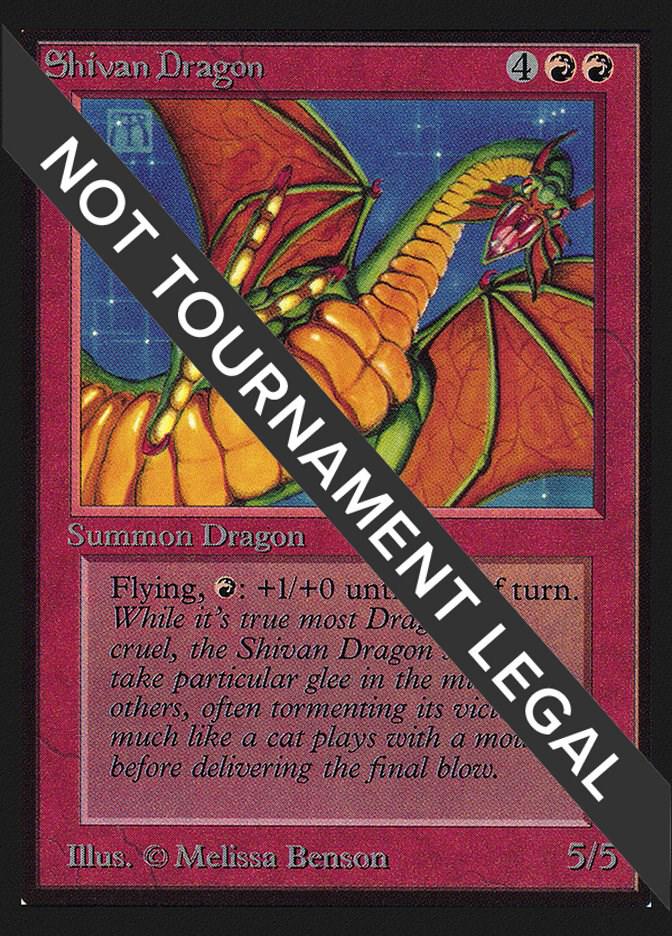 Shivan Dragon Magic International Edition