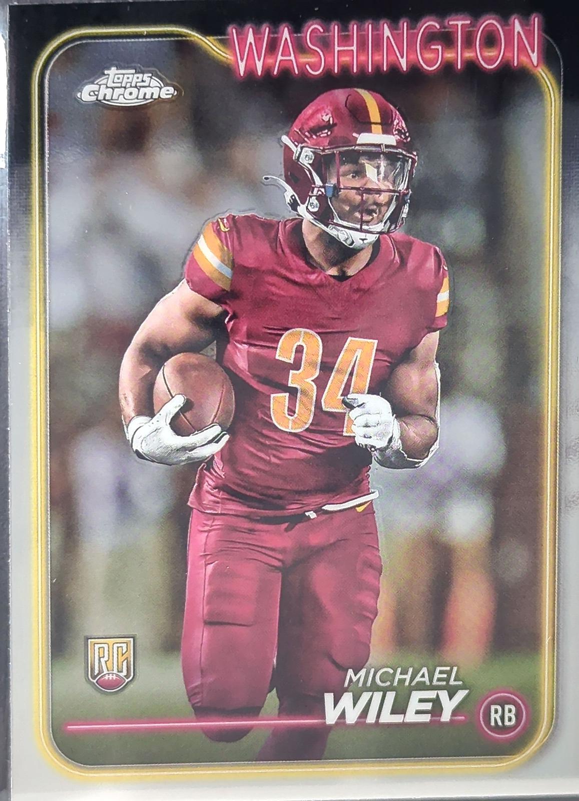 Michael Wiley #300 Football Cards 2024 Topps Chrome