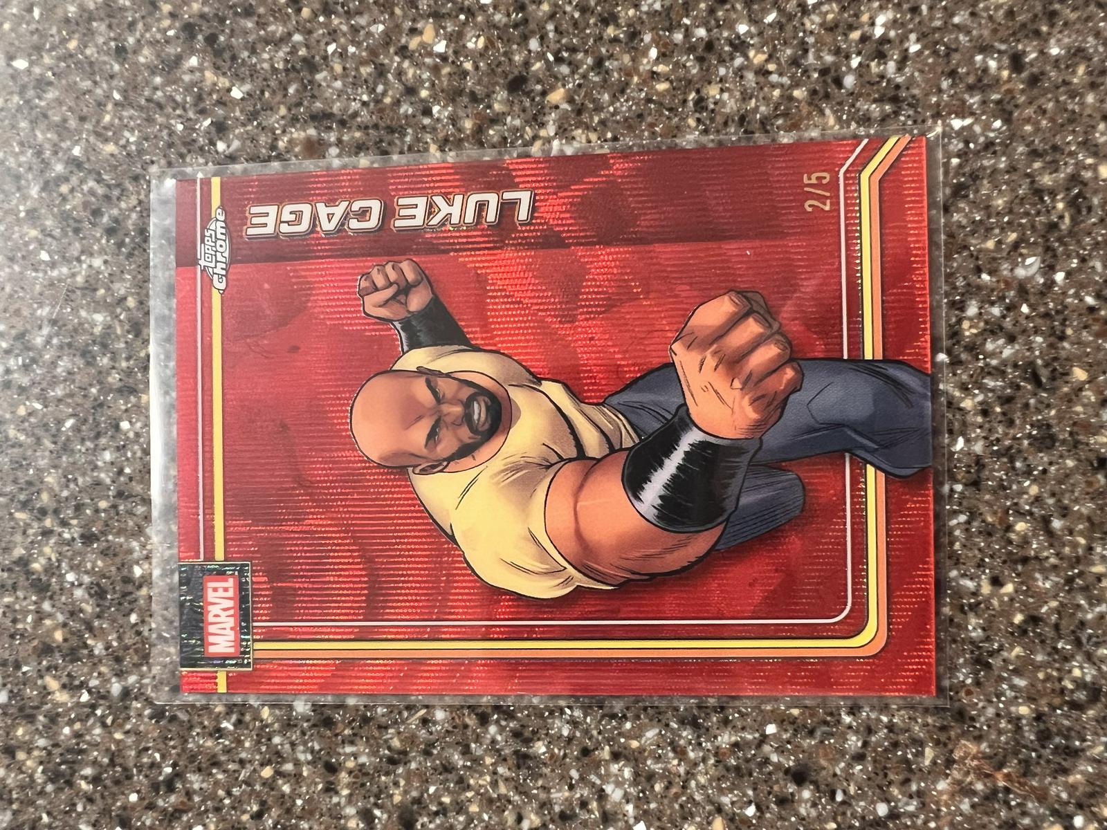 Luke Cage Red Wave Refractor