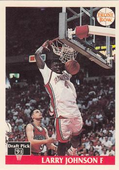 Larry Johnson #1 1991 Front Row Italian English Basketball
