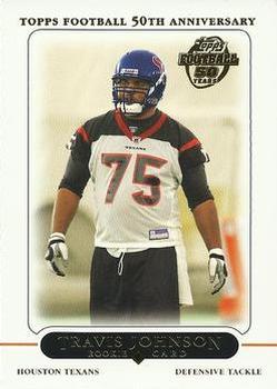 Travis Johnson #389 Football Cards 2005 Topps