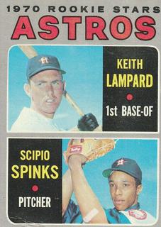 Astros 1970 Rookie Stars: Keith Lampard / Scipio Spinks