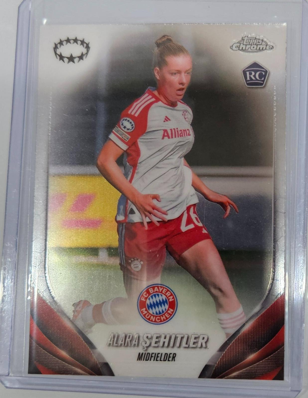 Alara Sehitler #75 Soccer Cards 2023 Topps Chrome UWCL