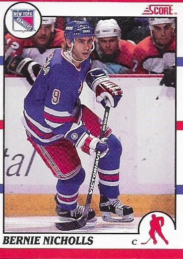 Bernie Nicholls #9 Hockey Cards 1990 Score Canadian