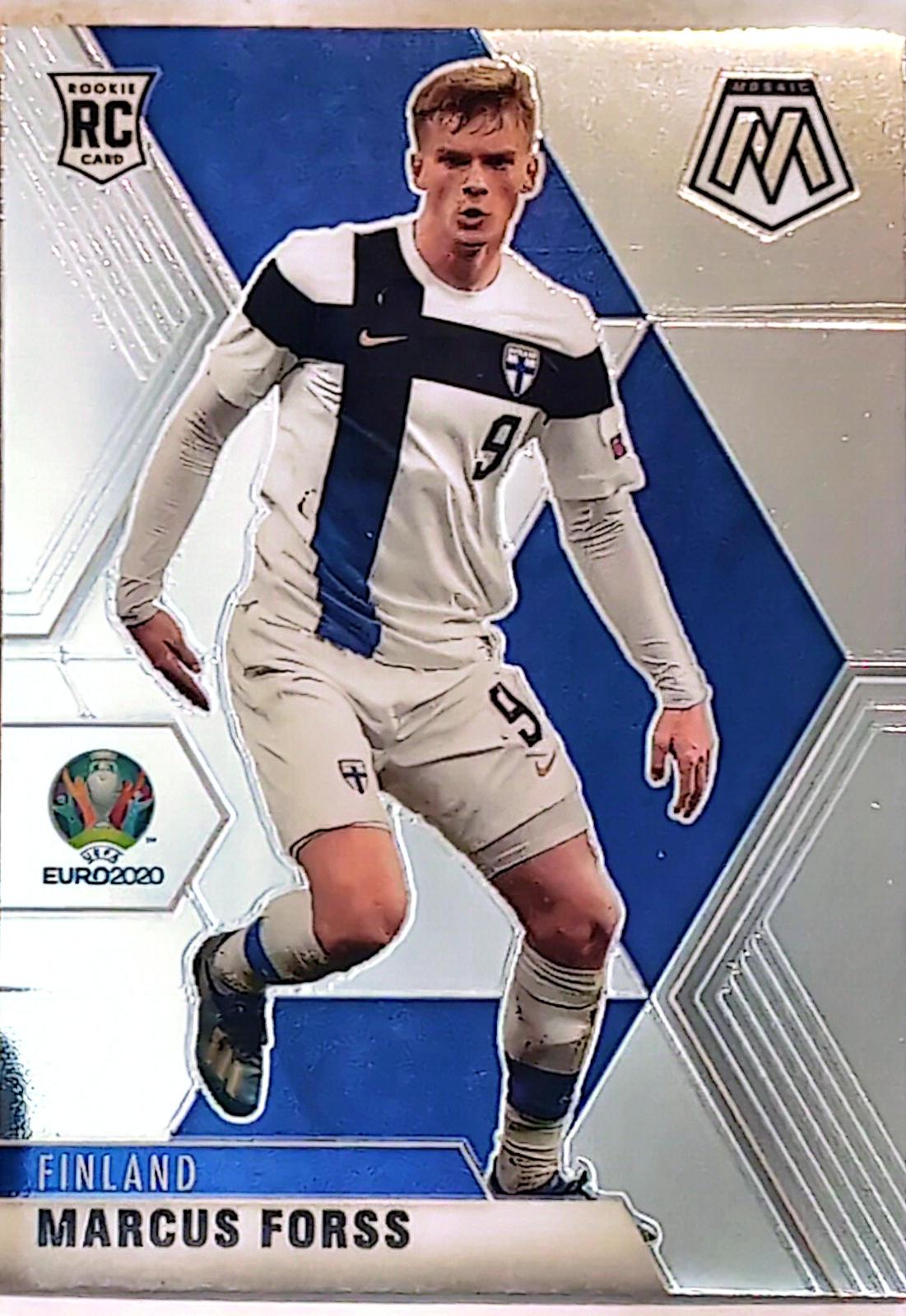 Marcus Forss #43 Soccer Cards 2021 Panini Mosaic UEFA Euro 2020