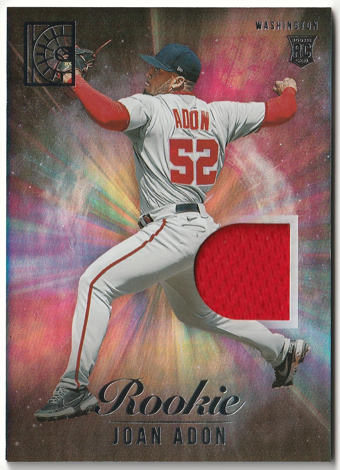 Joan Adon #RM-JA 2022 Panini Capstone Baseball Rookie Materials