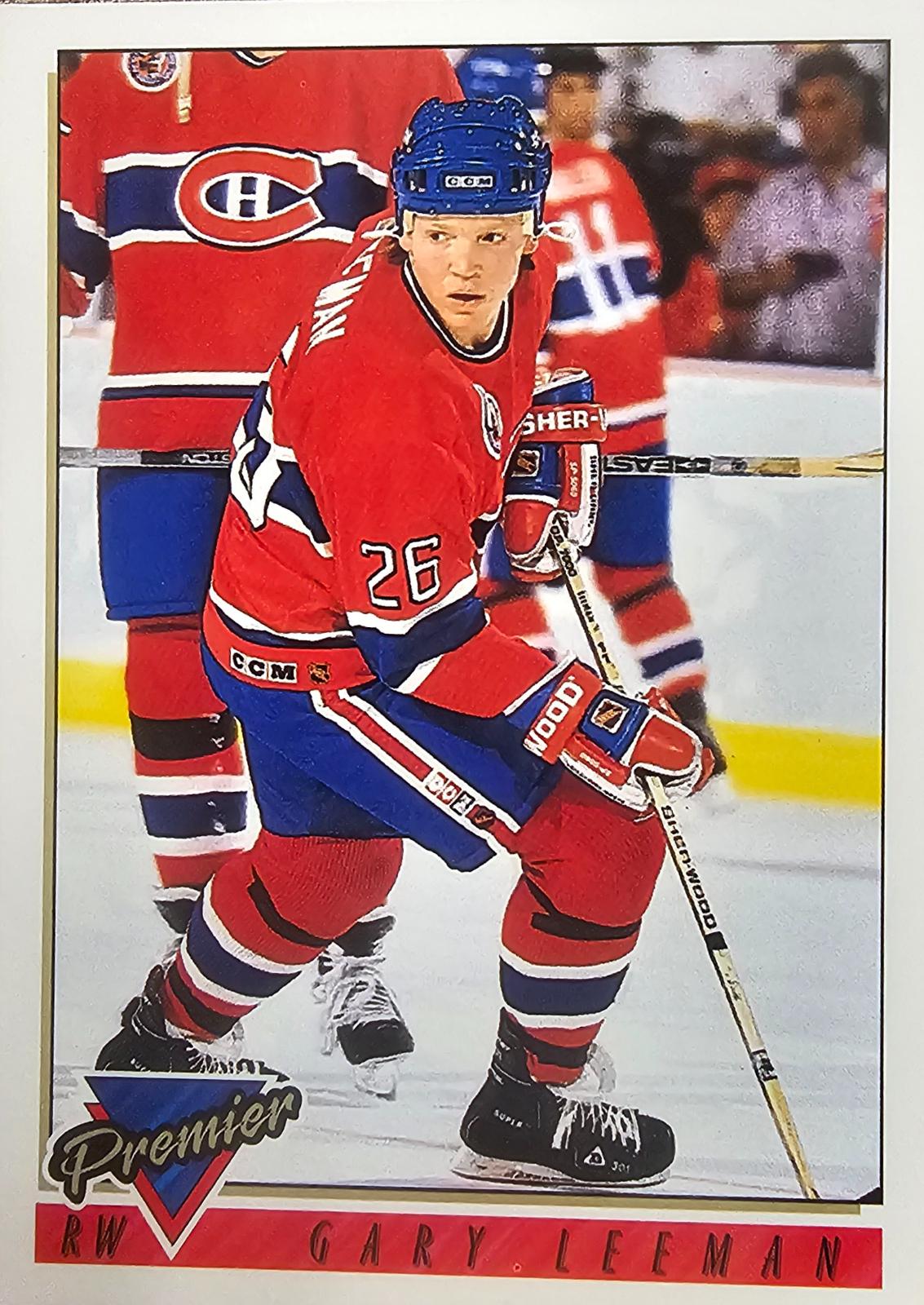 Gary Leeman #397 Hockey Cards 1993 Topps Premier