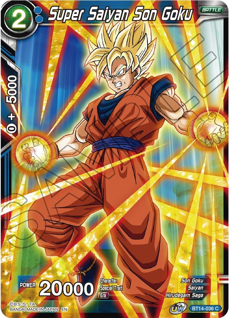 Super Saiyan Son Goku BT14-036 Dragon Ball Super Cross Spirits