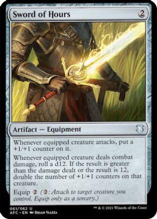 Sword of Hours #61 Magic Adventures in the Forgotten Realms Commander