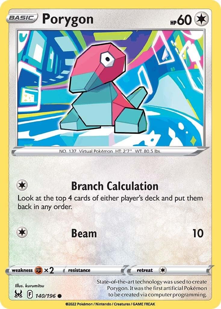 Porygon #140 Pokemon Lost Origin
