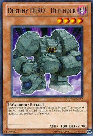 Destiny HERO - Defender LCGX-EN127 YuGiOh Legendary Collection 2: The Duel Academy Years Mega Pack