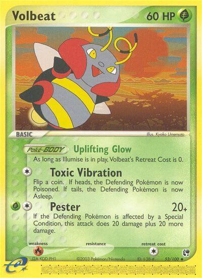 Volbeat #53 Pokemon Sandstorm