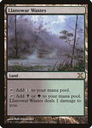 Llanowar Wastes Magic 10th Edition