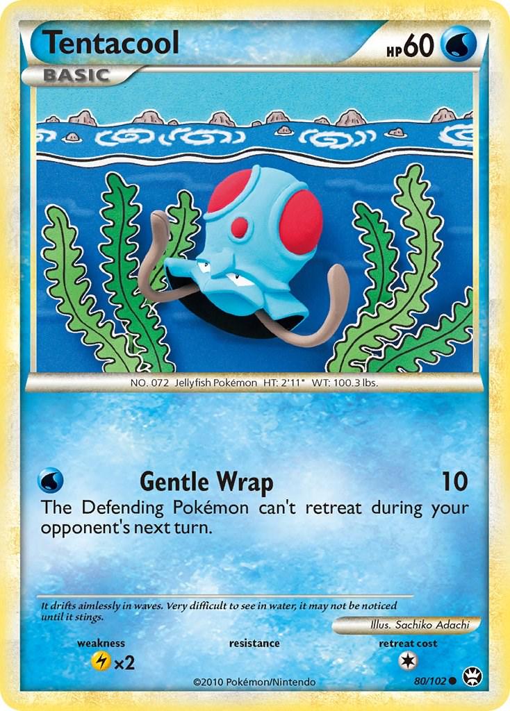 Tentacool #80 Pokemon Triumphant