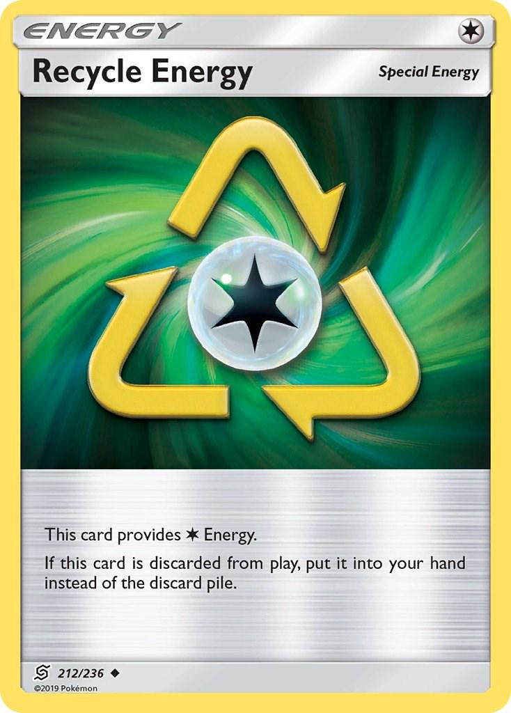 Recycle Energy #212 Pokemon Unified Minds