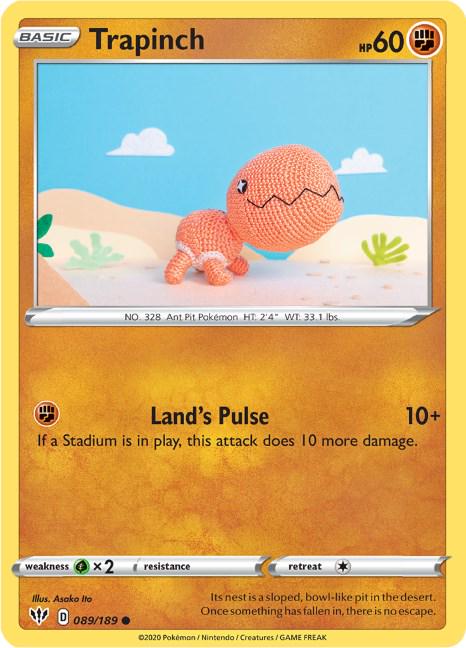 Trapinch #89 Pokemon Darkness Ablaze