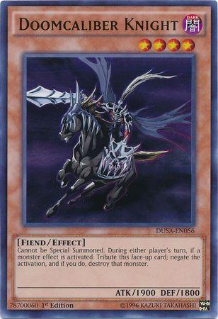 Doomcaliber Knight DUSA-EN056 YuGiOh Duelist Saga