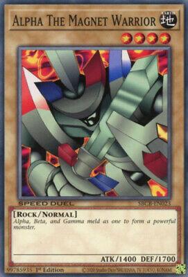Alpha The Magnet Warrior SBCB-EN023 YuGiOh Speed Duel: Battle City Box