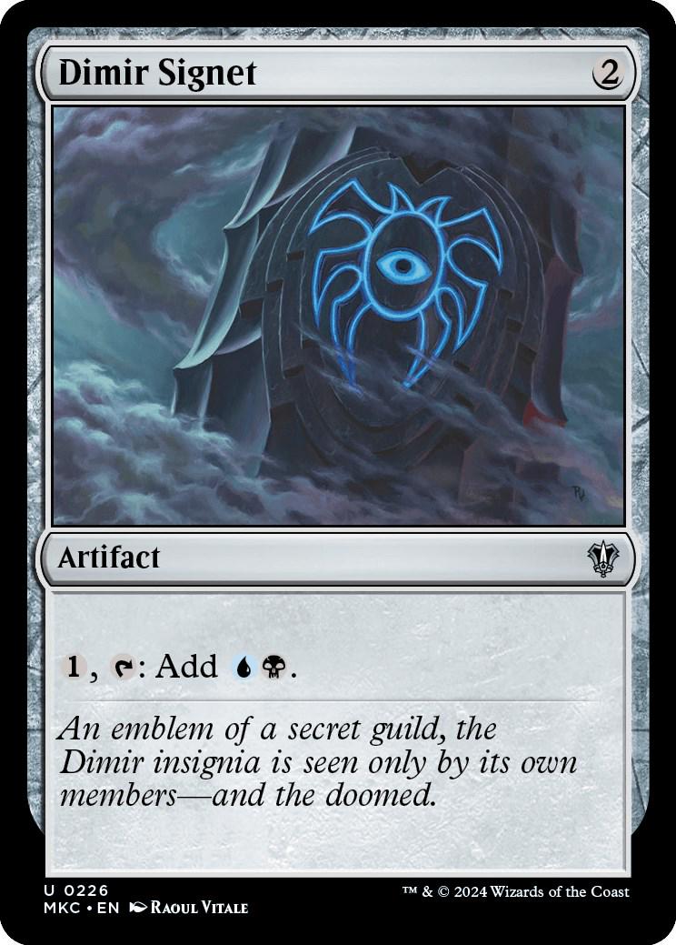 Dimir Signet #226 Magic Murders at Karlov Manor Commander