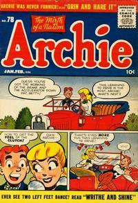 Archie #78 (1956) Comic Books Archie
