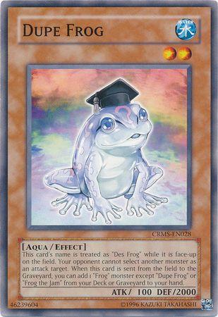 Dupe Frog CRMS-EN028 YuGiOh Crimson Crisis