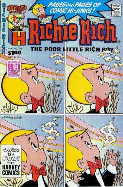 Richie Rich #245 (1990) Comic Books Richie Rich