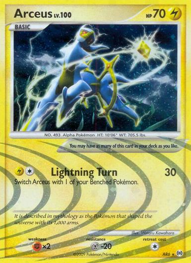 Arceus #AR6 Cover Art