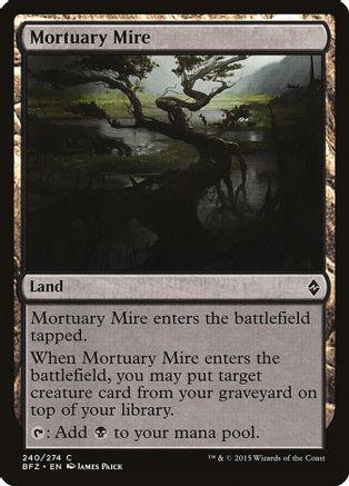 Mortuary Mire #240 Magic Battle for Zendikar