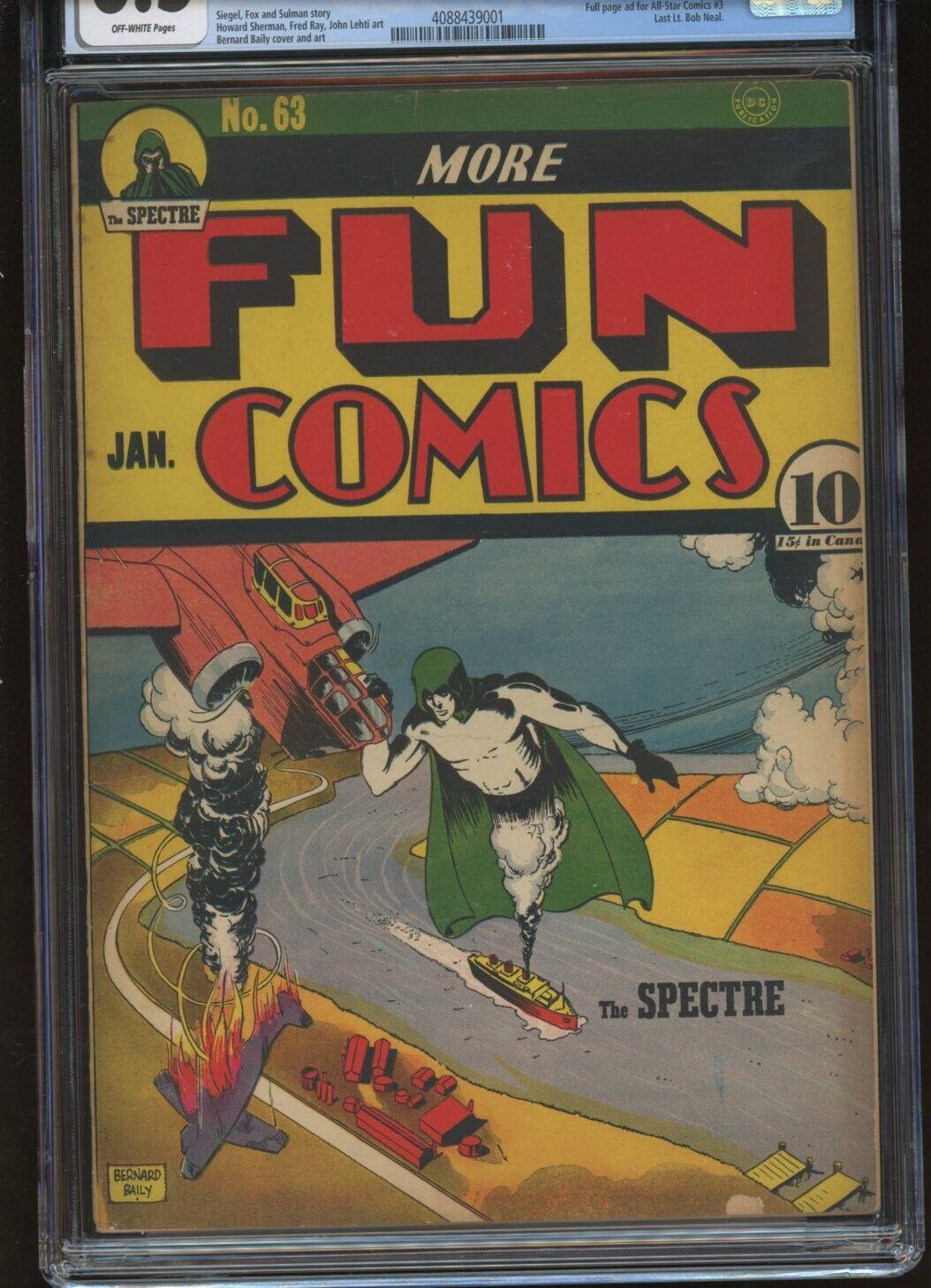 More Fun Comics #63 (1941) Comic Books More Fun Comics