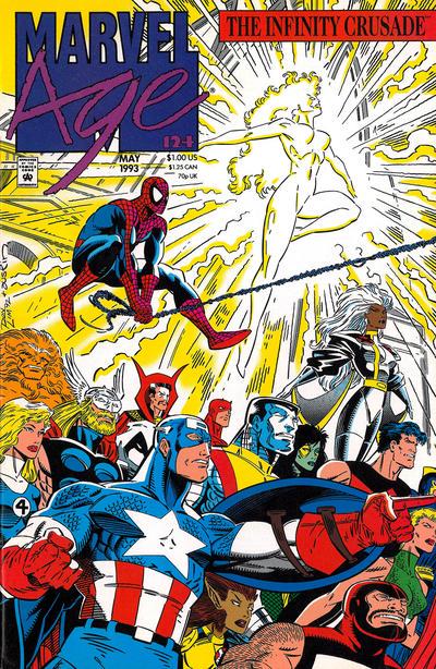 Marvel Age #124 (1993) Comic Books Marvel Age