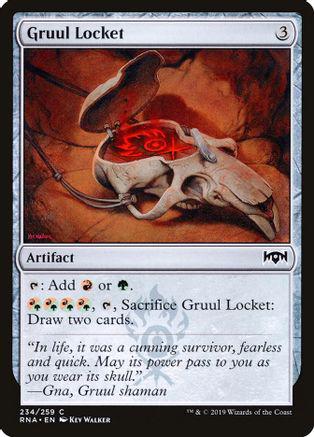 Gruul Locket #234 Magic Ravnica Allegiance