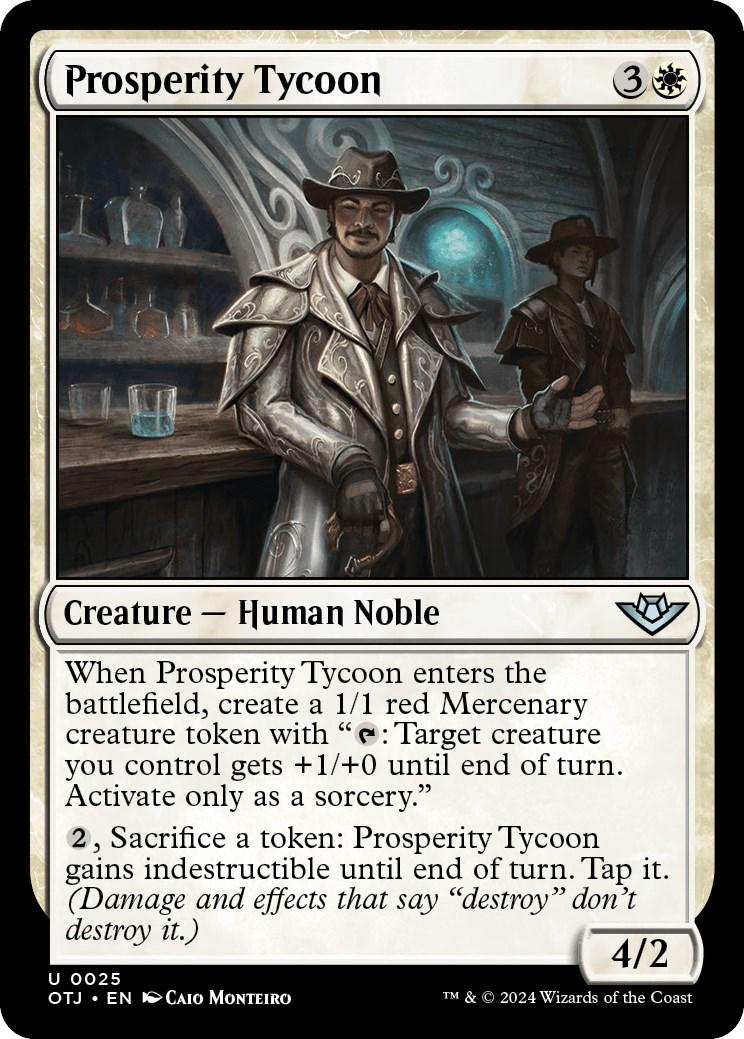 Prosperity Tycoon #25 Magic Outlaws of Thunder Junction