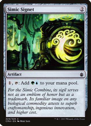 Simic Signet #229 Magic Commander Anthology