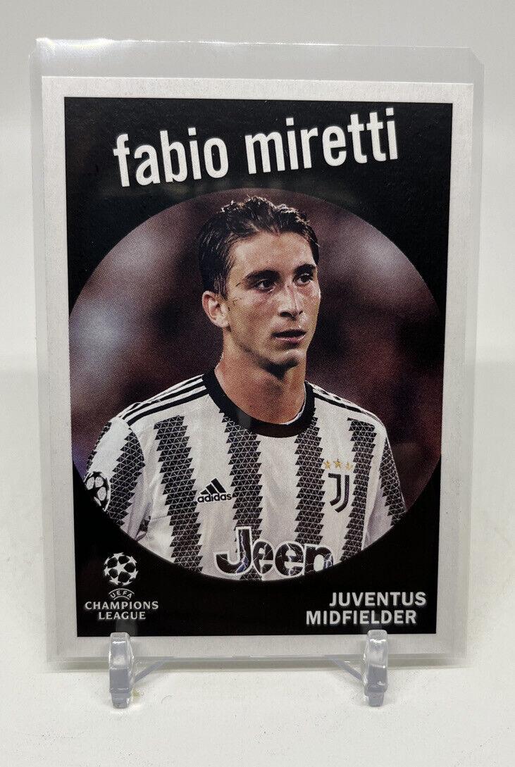 Fabio Miretti #59-10 Soccer Cards 2022 Topps UEFA Club Competitions 1959