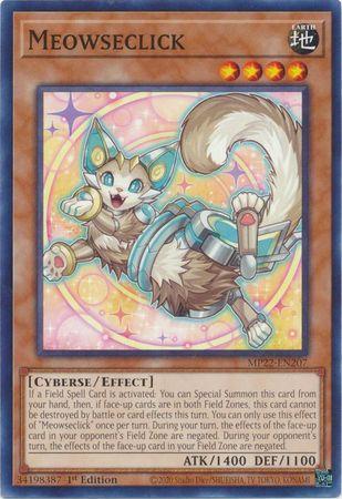 Meowseclick MP22-EN207 YuGiOh 2022 Tin of the Pharaoh's Gods Mega Pack