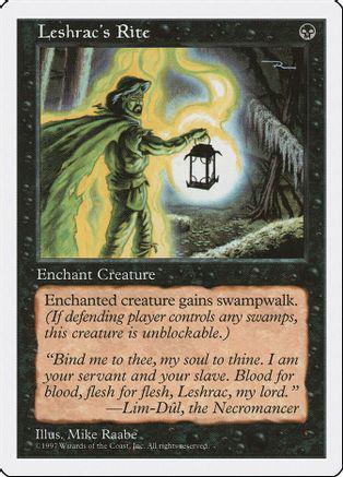 Leshrac's Rite (Magic 5th Edition)