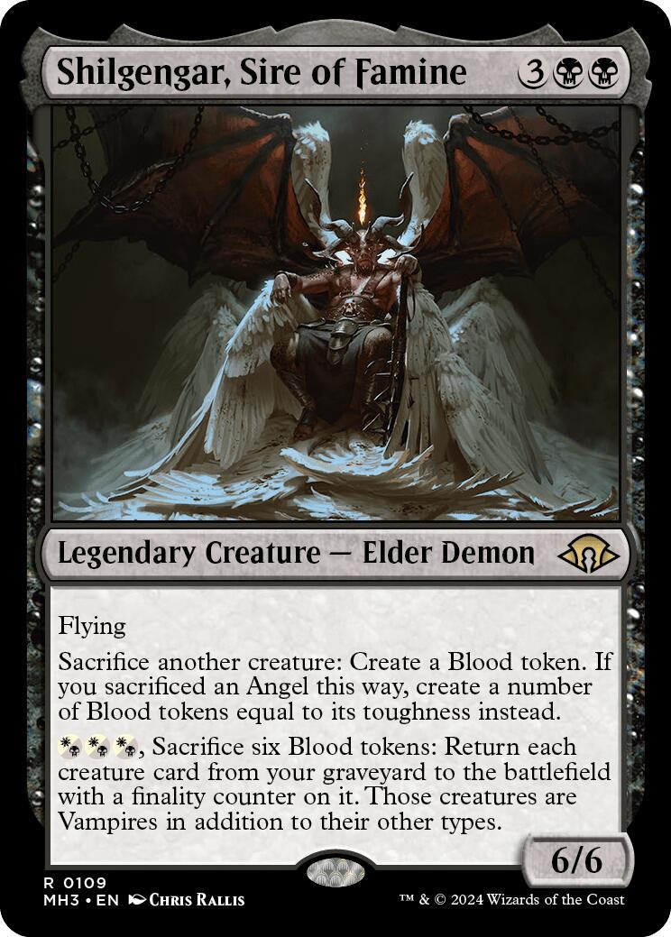 Shilgengar, Sire of Famine #109 Magic Modern Horizons 3
