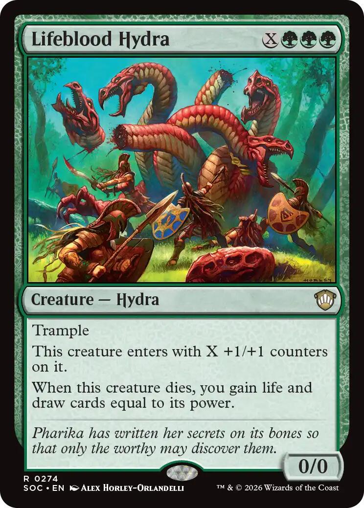 Lifeblood Hydra (Magic Secrets of Strixhaven Commander)