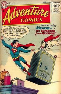 Adventure Comics #210 (1955) Comic Books Adventure Comics