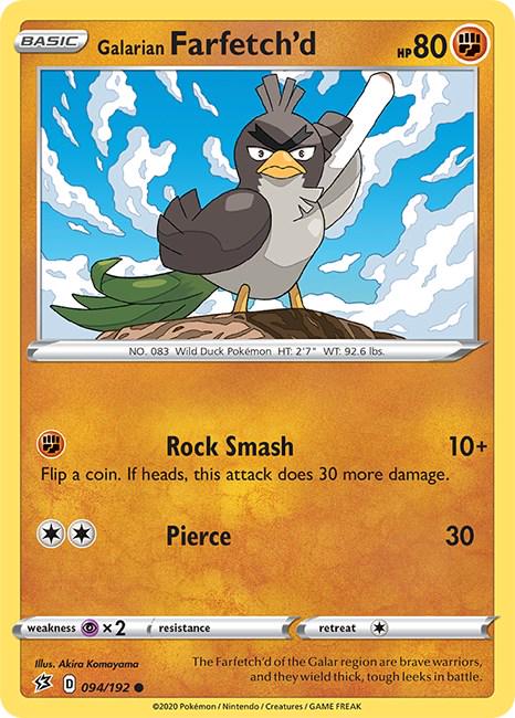 Galarian Farfetch'd #94 Pokemon Rebel Clash