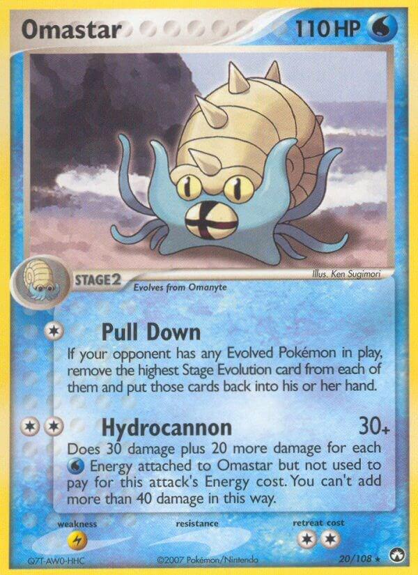 Omastar #20 Pokemon Power Keepers