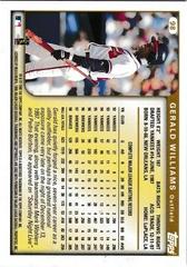 Back Of Card | Derek Bell Baseball Cards 1999 Topps