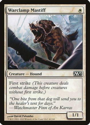 Warclamp Mastiff (Magic Core Set 2013)