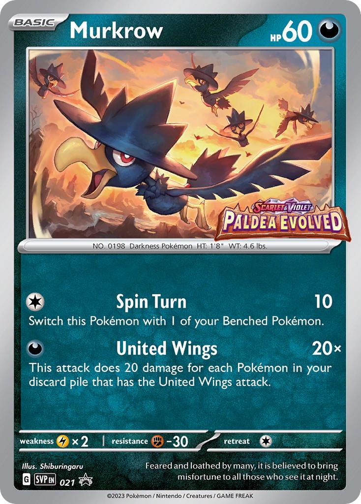 Murkrow #21 Pokemon Promo